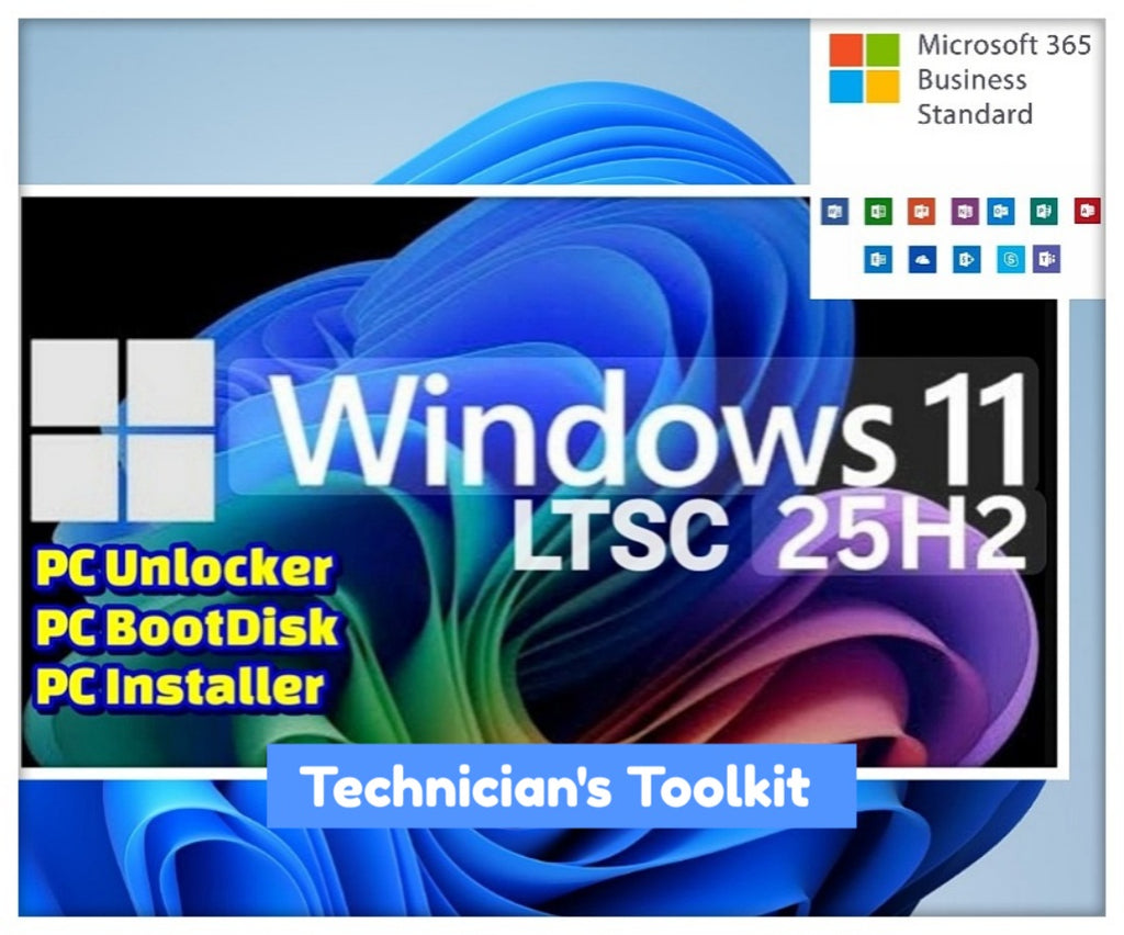 Windows 11 Enterprise LTSC 2024 (25H2) | Optimized for Performance, Security | Office365 | Long Term Support
